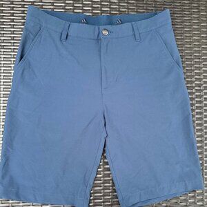 Men's Adidas Stretch Flat Front Golf Short Blue - 30